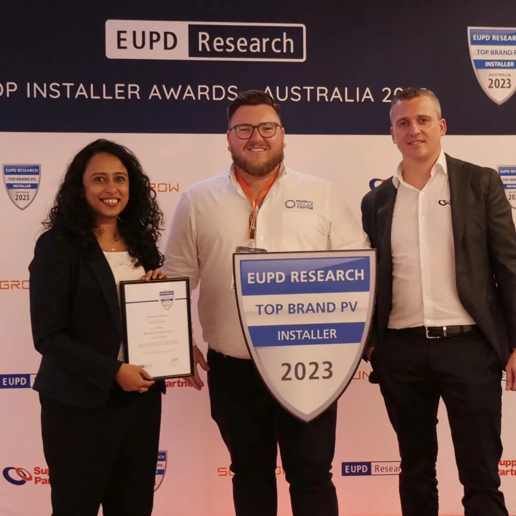 Jake Warner of Penrith Solar Centre at the 2023 EUPD Research event
