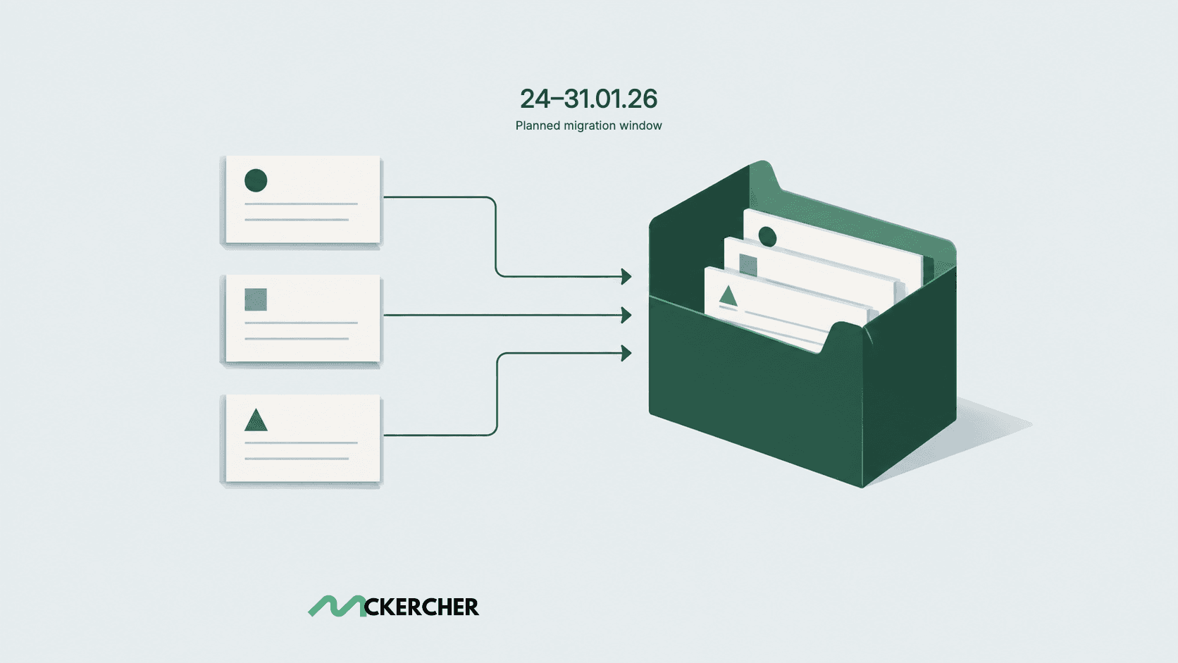 Customer service platform migration planned for January 2026