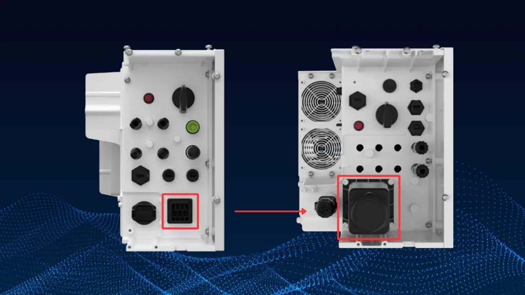 The Sigenergy SigenStor EC AC output interface assembly.