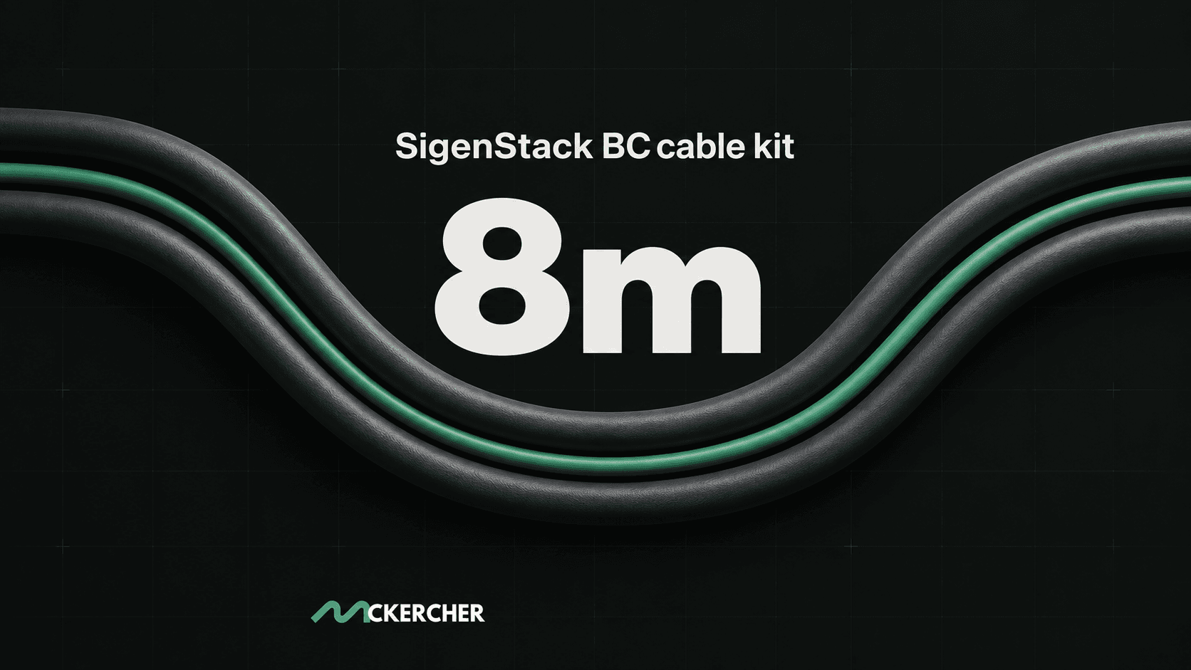 SigenStack BC cable now offered in an 8m length