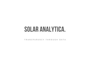 Solar Analytica Logo Grey Scale