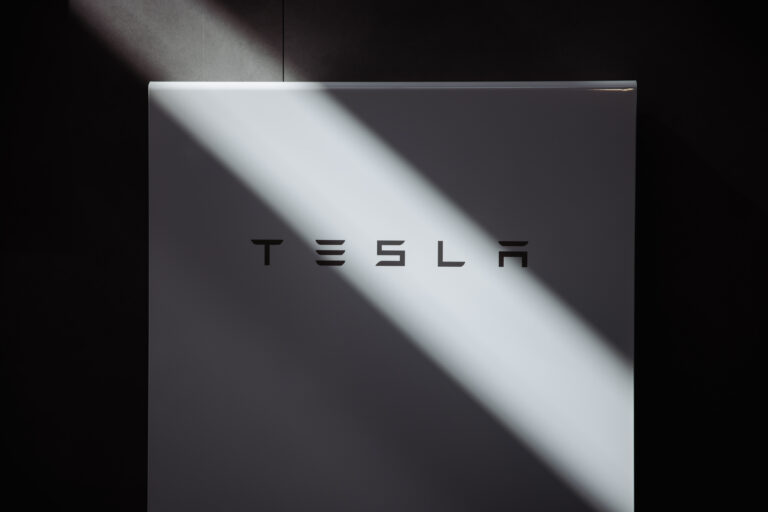 Powerwall 2 in the shadows (black & white) for the inaugural Tesla Energy Tech Talk in Perth Western Australia