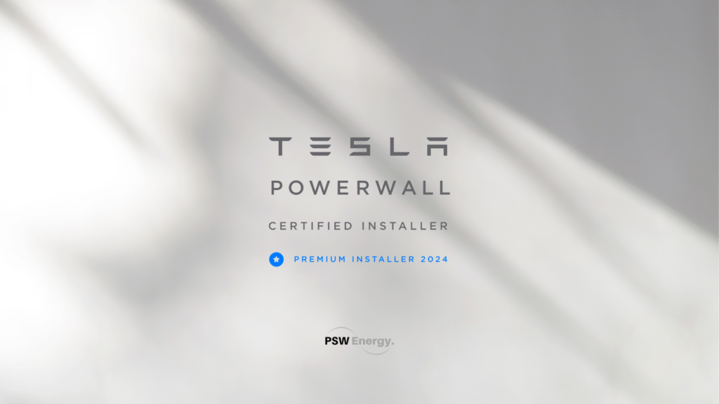 Tesla Certified Premium Installer 2024 - PSW Energy, Perth Solar Warehouse wall paper